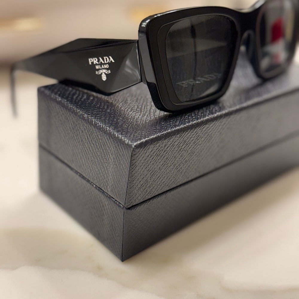 Prada Black Cat-Eye Sunglasses